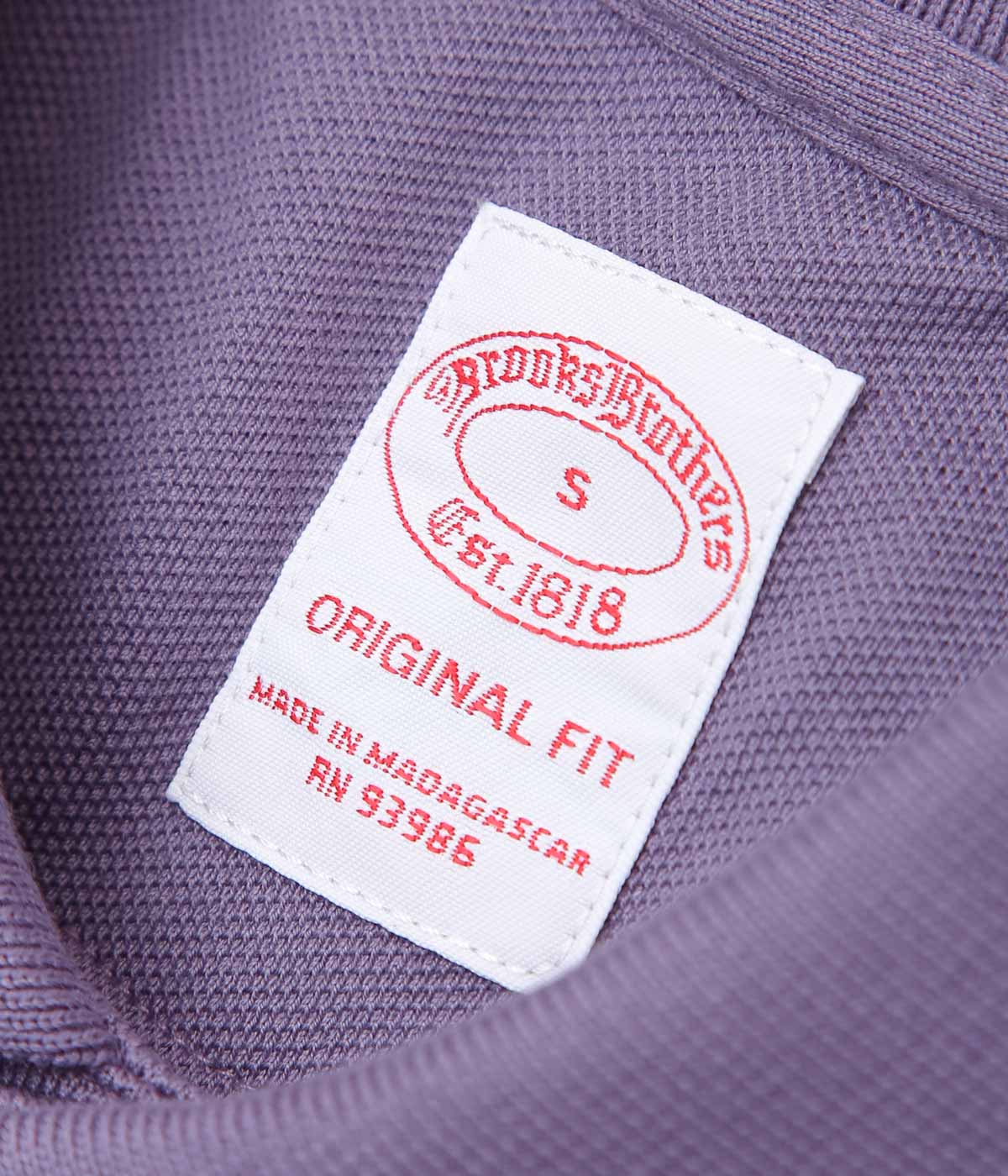 BROOKS BROTHERS ''GOLDEN FLEECE STRETCH SUPIMA POLO SHIRT'' (GRAPE COMPOTE)