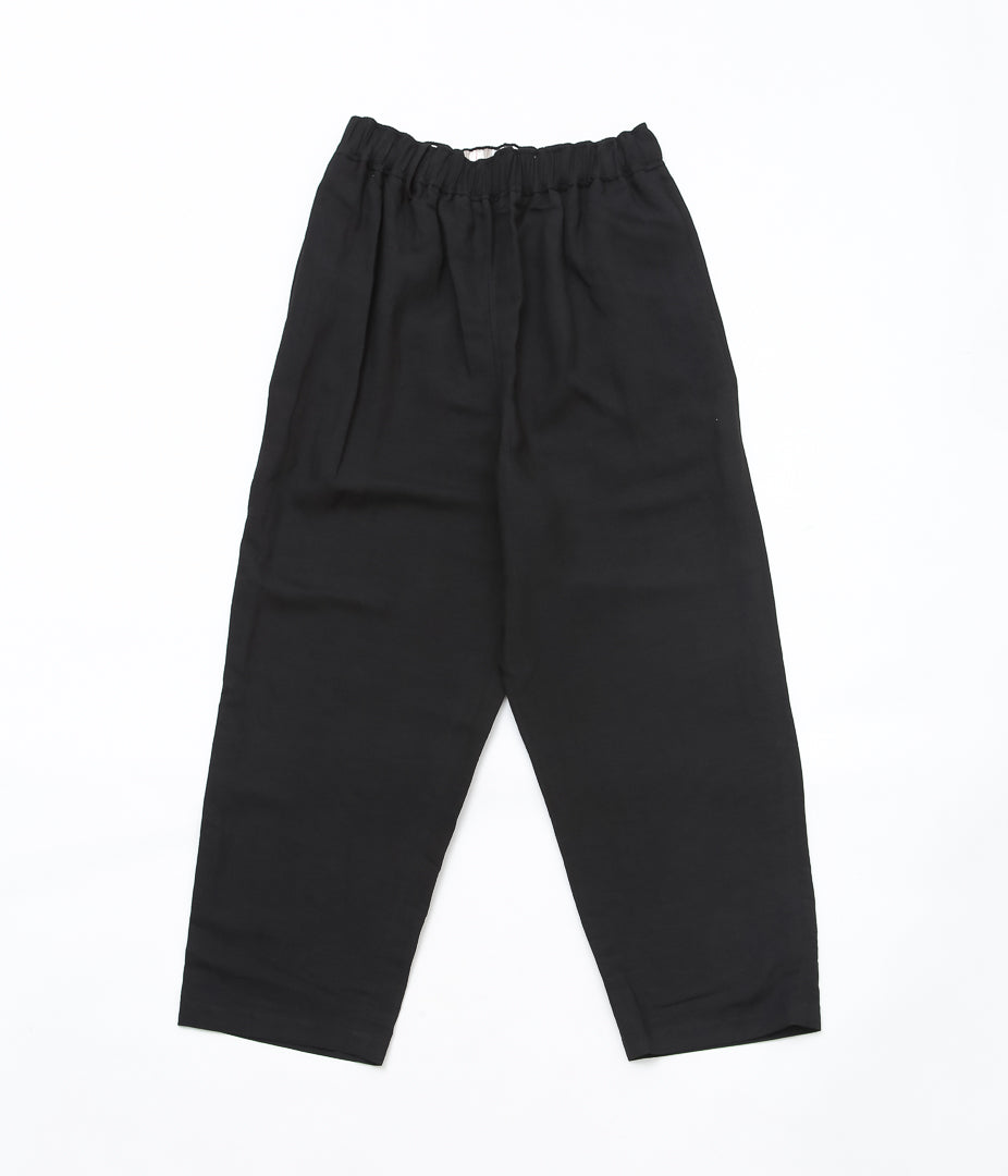 GORSCH ''BANBOO LINEN EASY TROUSERS'' (BLACK)