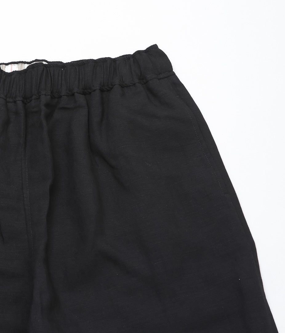 GORSCH ''BANBOO LINEN EASY TROUSERS'' (BLACK)
