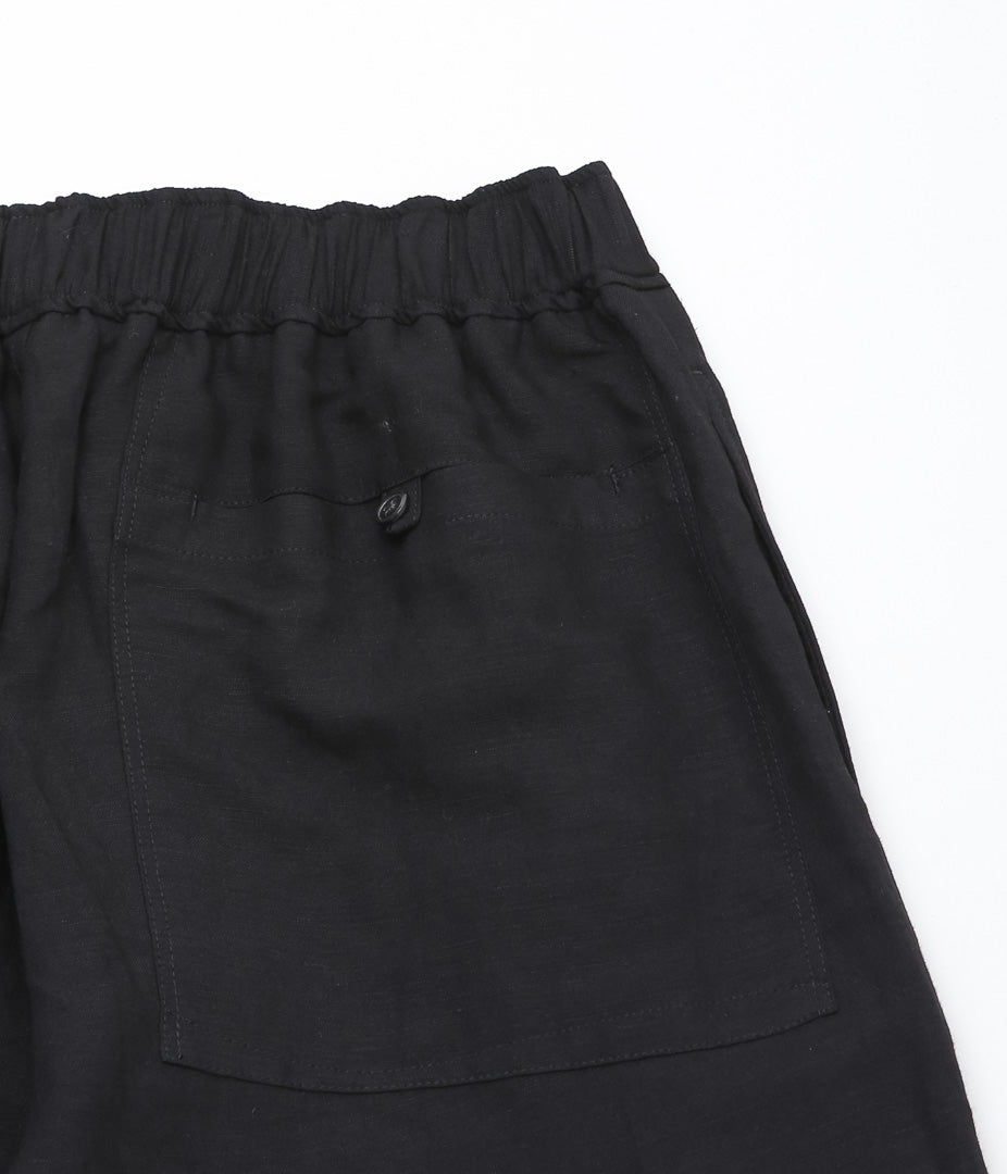 GORSCH ''BANBOO LINEN EASY TROUSERS'' (BLACK)