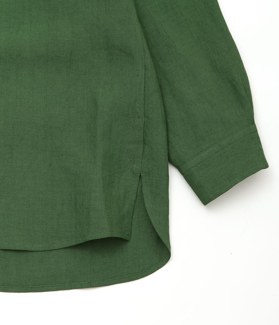 GORSCH ''BELGIUM LINEN COLLAR SHIRT'' (GREEN)