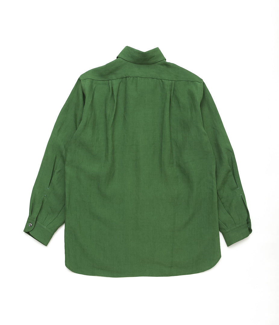 GORSCH ''BELGIUM LINEN COLLAR SHIRT'' (GREEN)