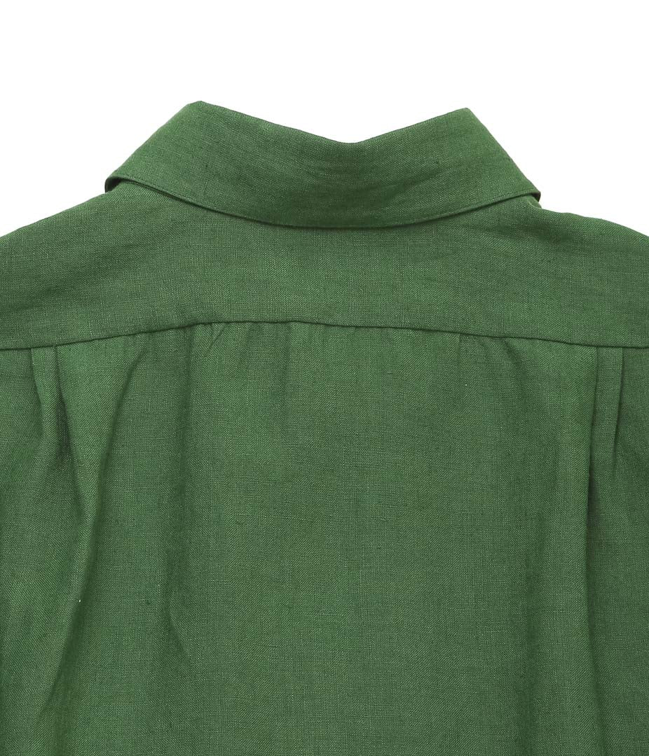 GORSCH ''BELGIUM LINEN COLLAR SHIRT'' (GREEN)