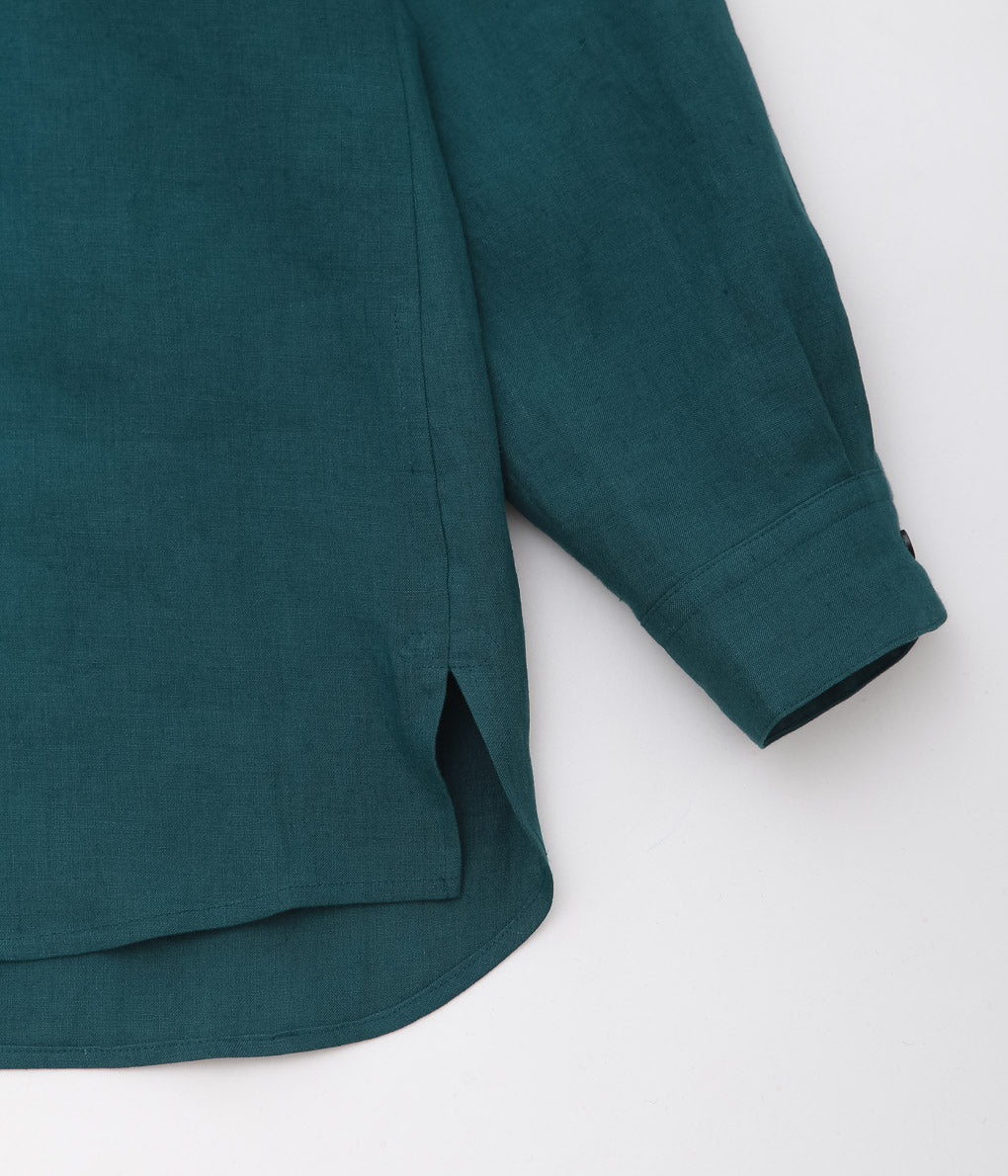 GORSCH ''BELGIUM LINEN COLLAR SHIRT'' (VERDIGRIS)