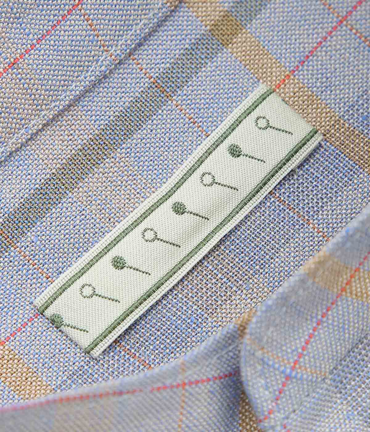 GORSCH ''DEAD STOCK LINEN BAND COLLAR SHIRT'' (MULTIPUL COLOR)