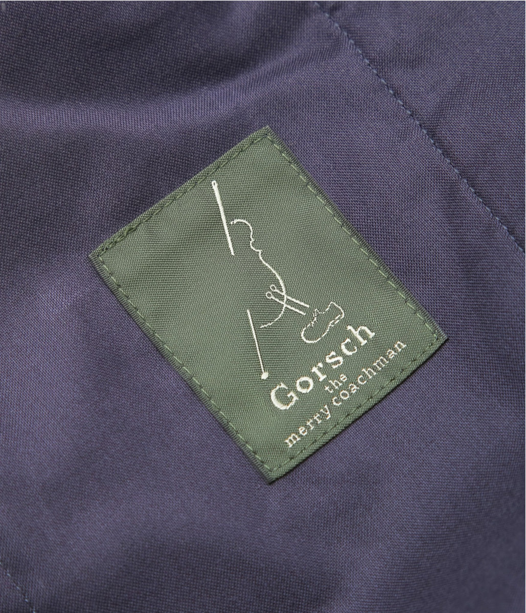 GORSCH ''DYNAMIC HERRINGBONE EASY TROUSERS'' (NAVY)