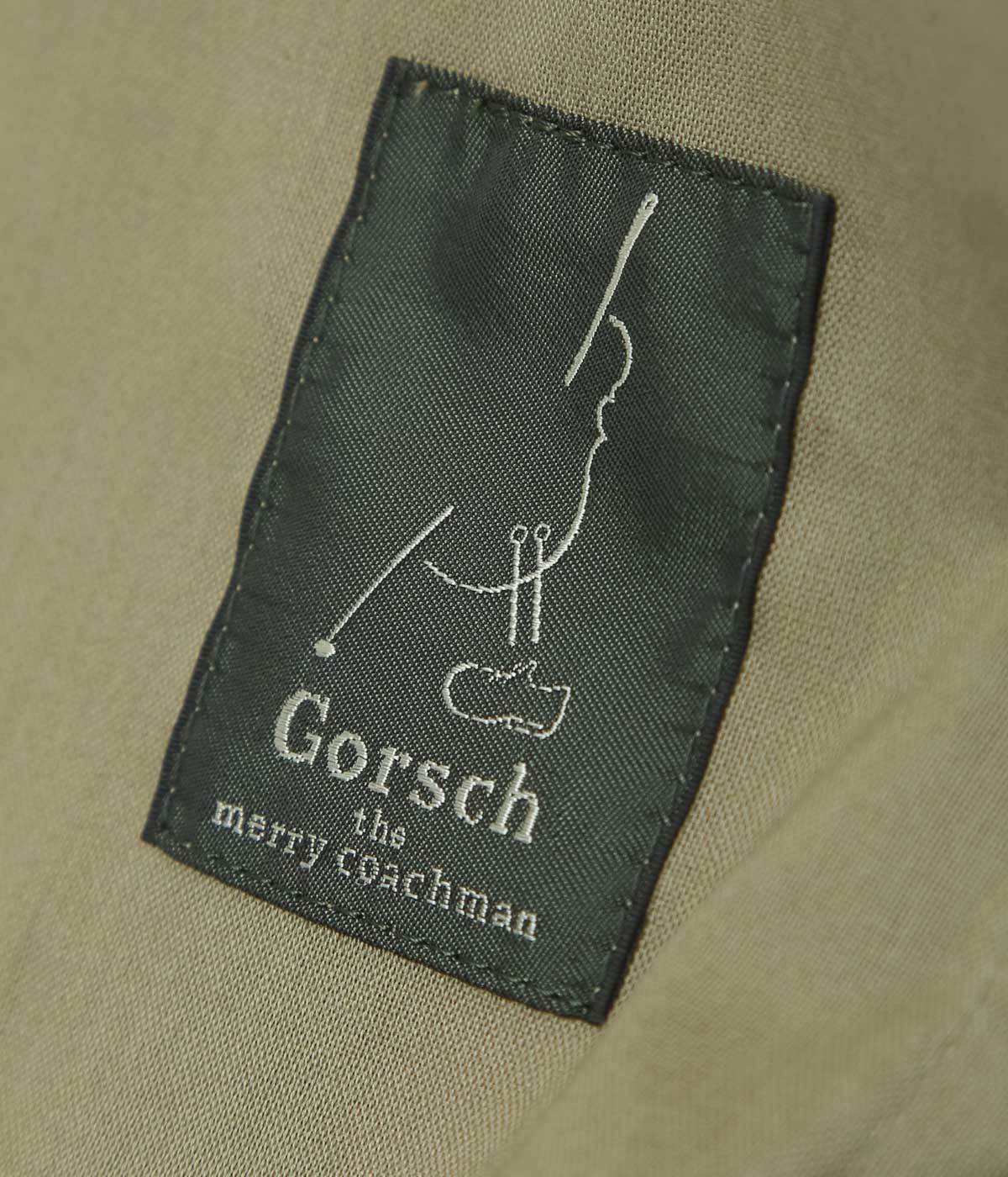 GORSCH ''EUROPIAN LINEN EASY TROUSERS'' (OLIVE GREEN)