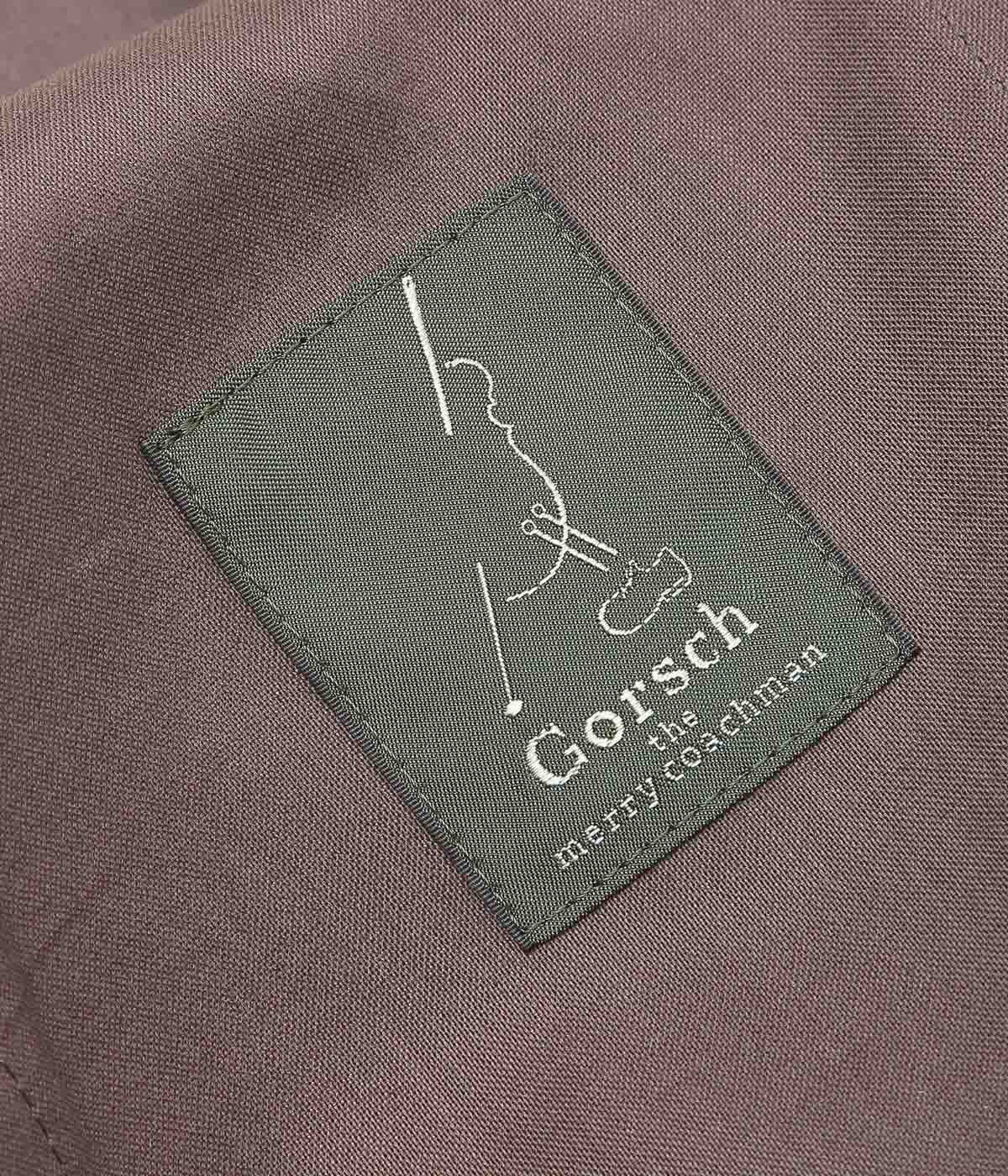 GORSCH ''KARSEY WOOL EASY TROUSERS'' (DARK BROWN)