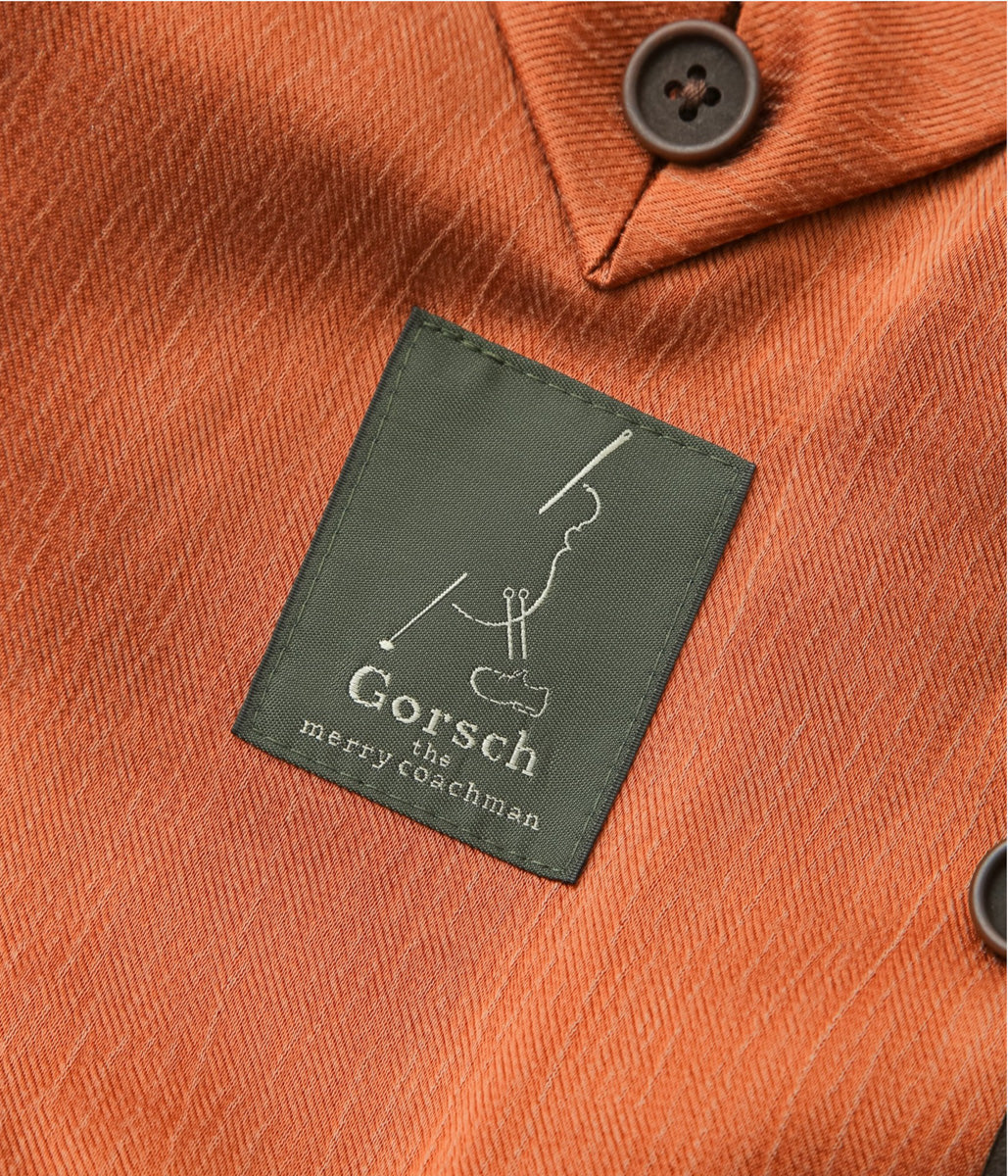 GORSCH ''LAMB LEATHER BLOUSON SUEDE SIDE'' (DARK BROWN)