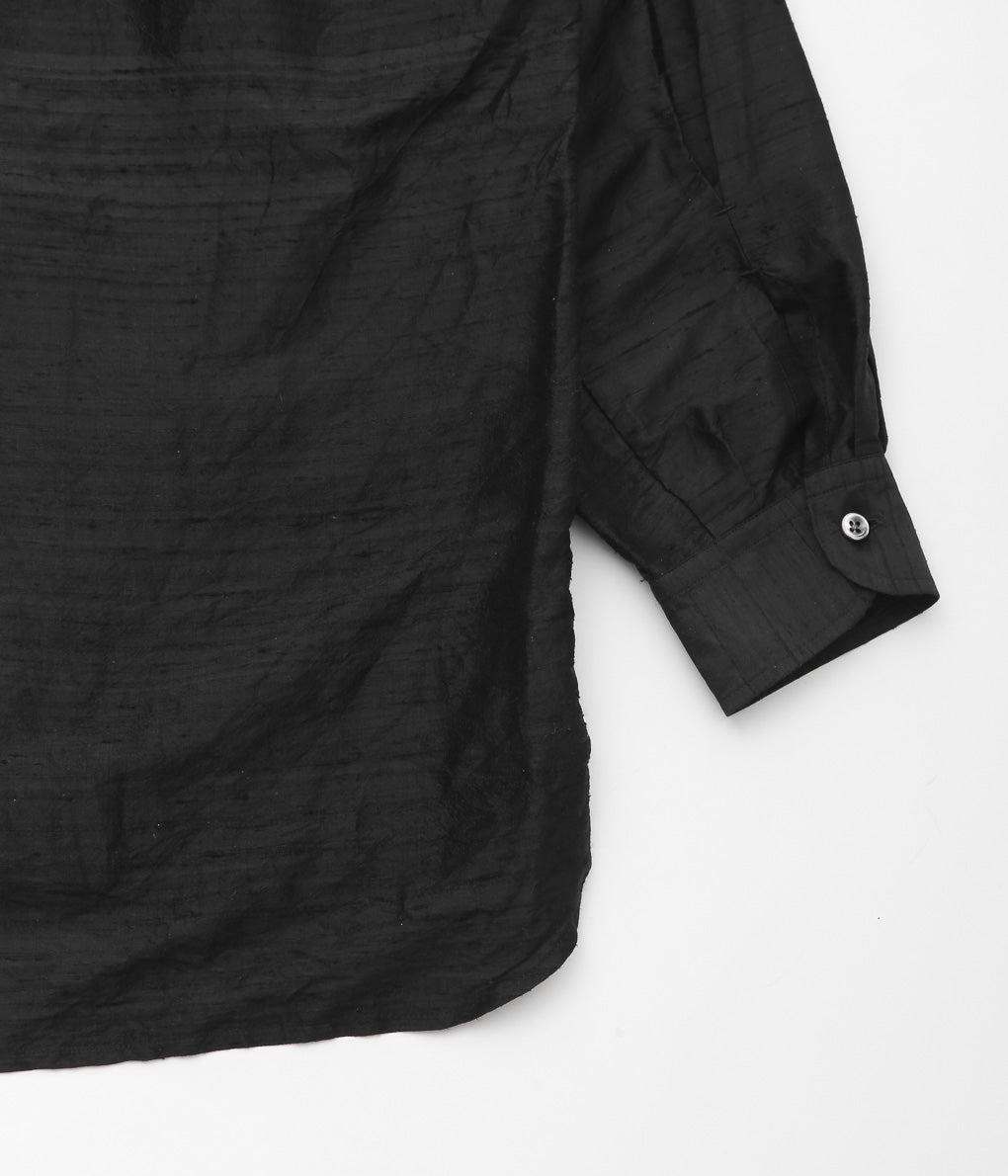 GORSCH ''SILK DUPION COLLAR SHIRT'' (BLACK)