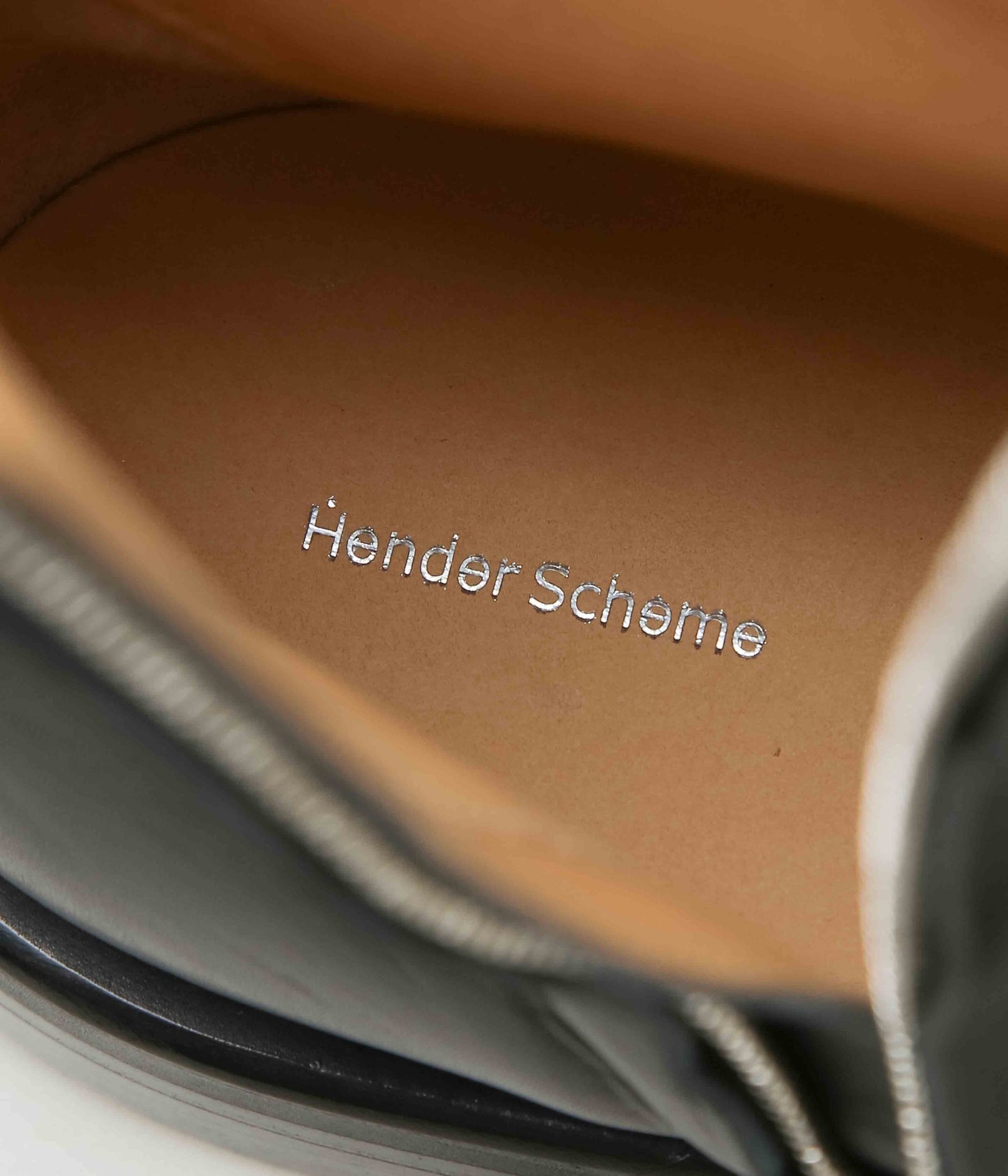 HENDER SCHEME ''BEAR FOOT INSIDE ZIP BOOTS'' (BLACK)