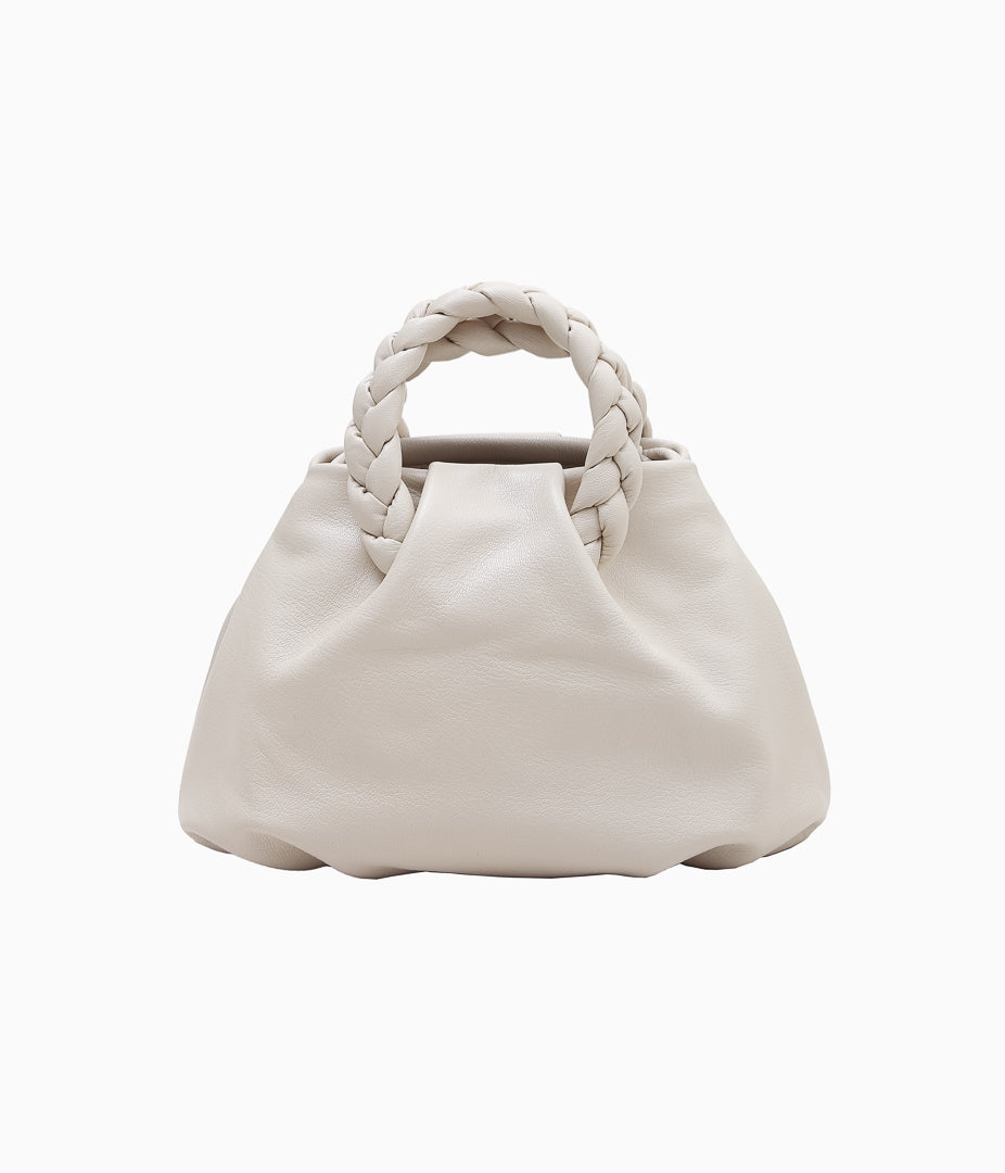 【HEREU】BOMBON SUPPLE SHINY BOMBON M SUPPLE SHINY - Medium Plaited-handle Leather