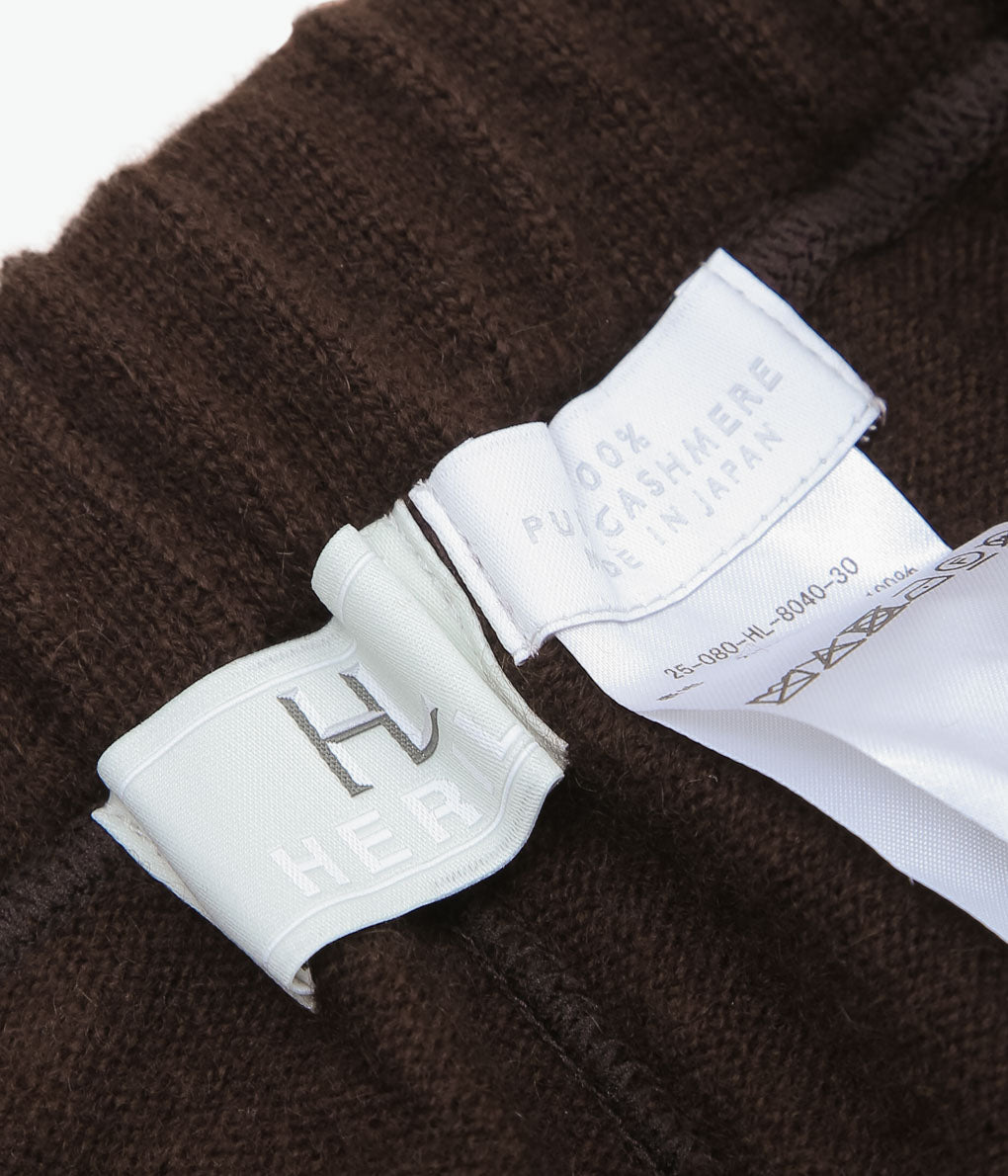 HERILL ''AMERICAN DEADSTOCK SWEATPANTS'' (BROWN)