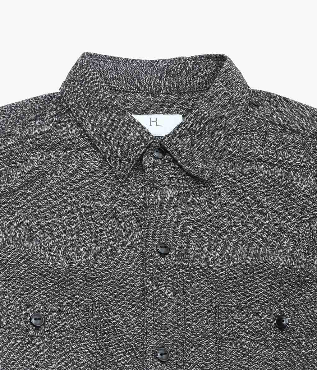 HERILL ''BLACKCHAMBRAY WORKSHIRT'' (BLACK)