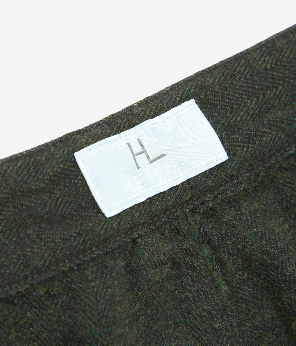 HERILL ''C/W INDIGOHERRINGBONE USMC HBT PANTS'' (OLIVE)