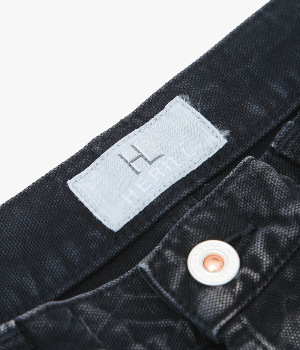 HERILL "DUCK PAINTER PANTS" (BLACK)