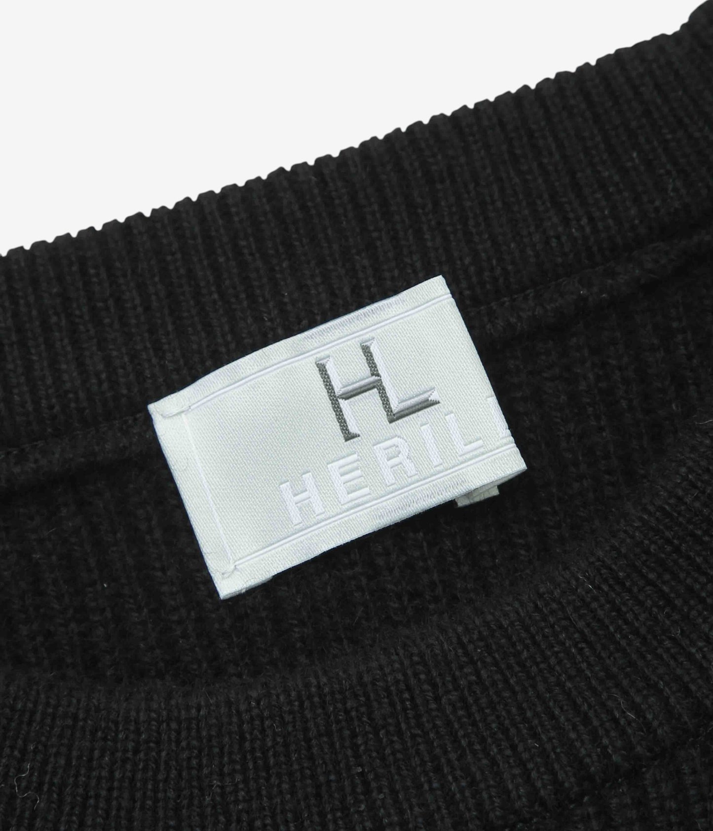 HERILL ''GOLDEN SEAISLAND RIBSTICHSWEATER'' (BLACK)