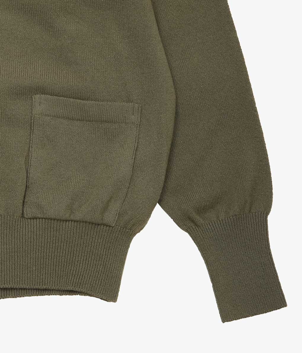 HERILL ''GOLDENCASH CARDIGAN'' (KHAKI)