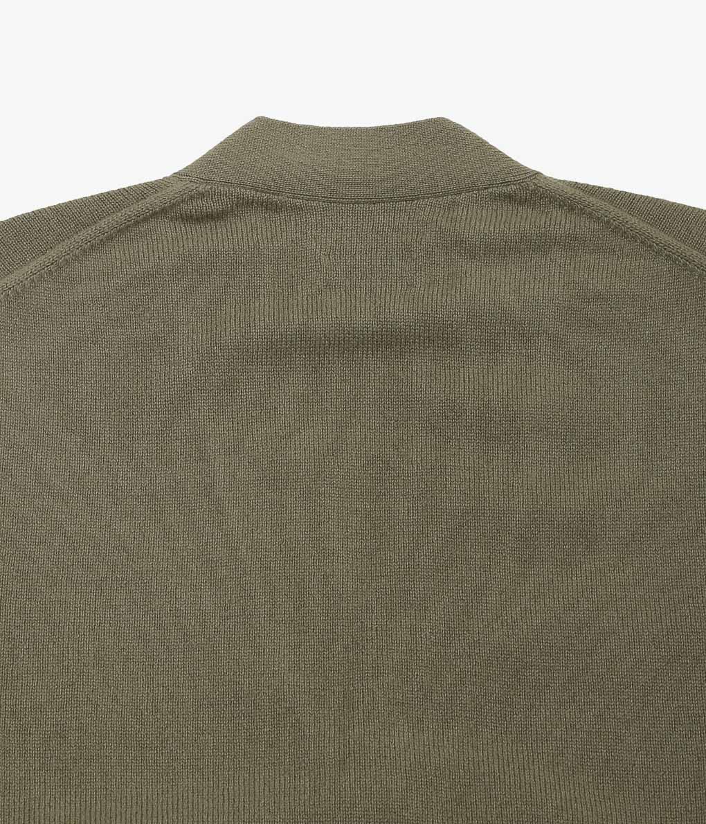 HERILL ''GOLDENCASH CARDIGAN'' (KHAKI)