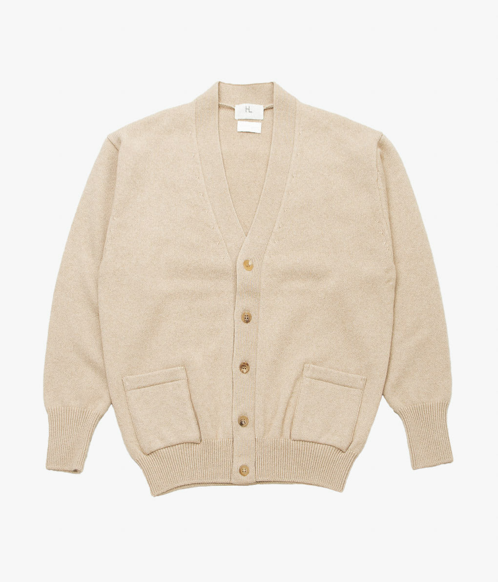 HERILL ''GOLDENCASH CARDIGAN'' (NATURAL)