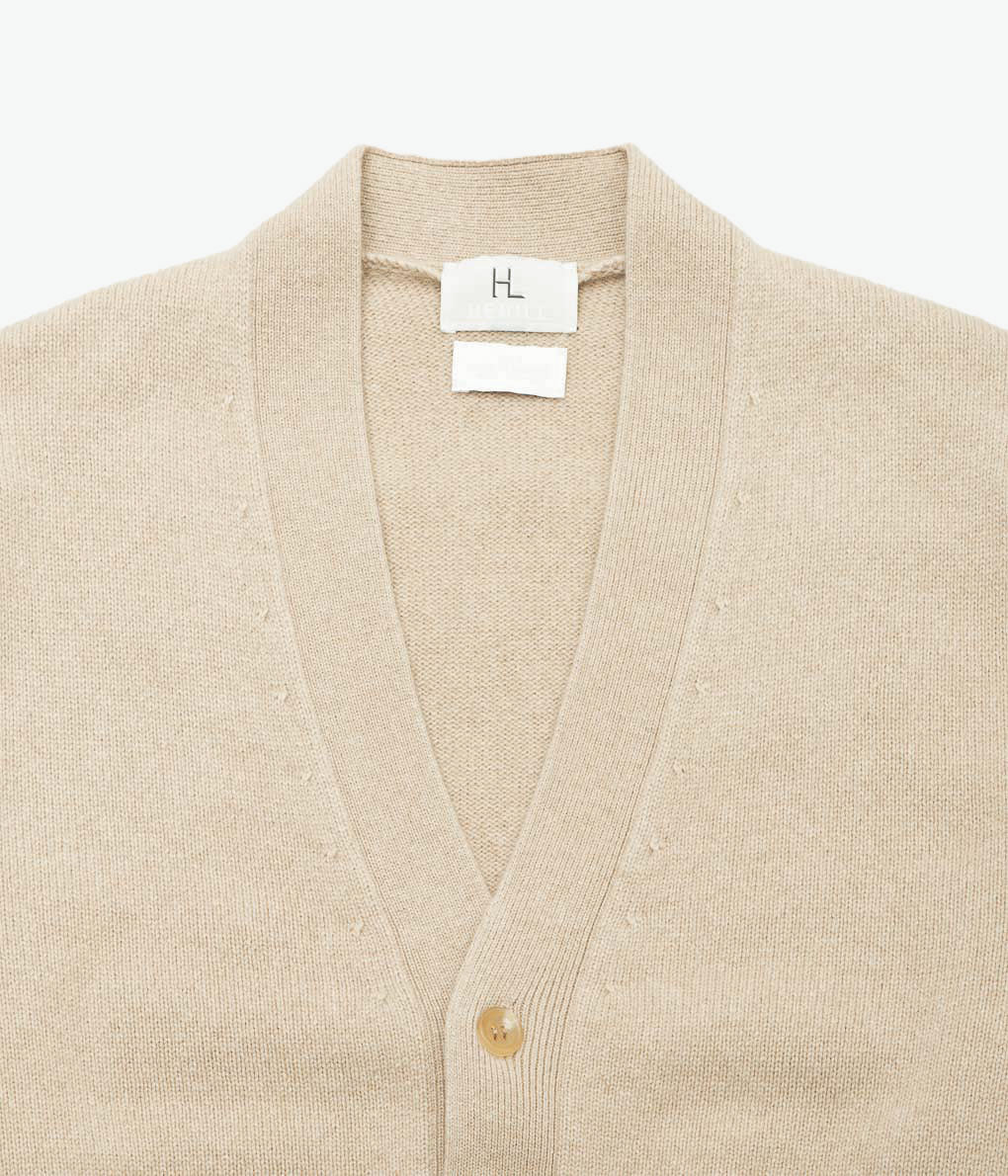 HERILL ''GOLDENCASH CARDIGAN'' (NATURAL)