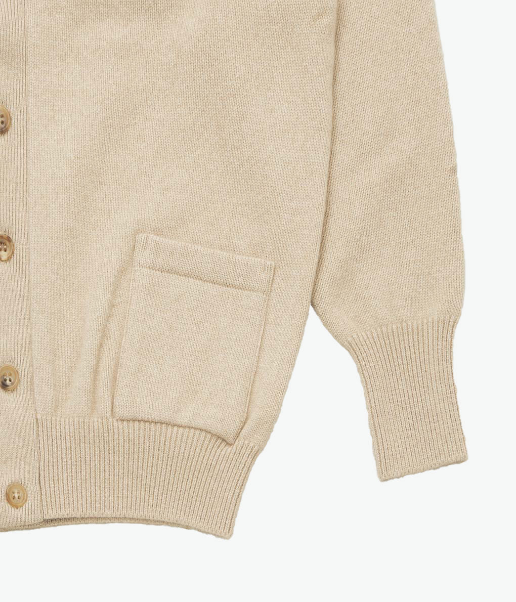 HERILL ''GOLDENCASH CARDIGAN'' (NATURAL)