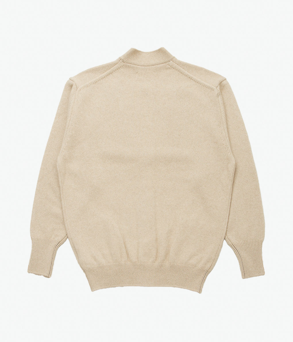 HERILL ''GOLDENCASH CARDIGAN'' (NATURAL)
