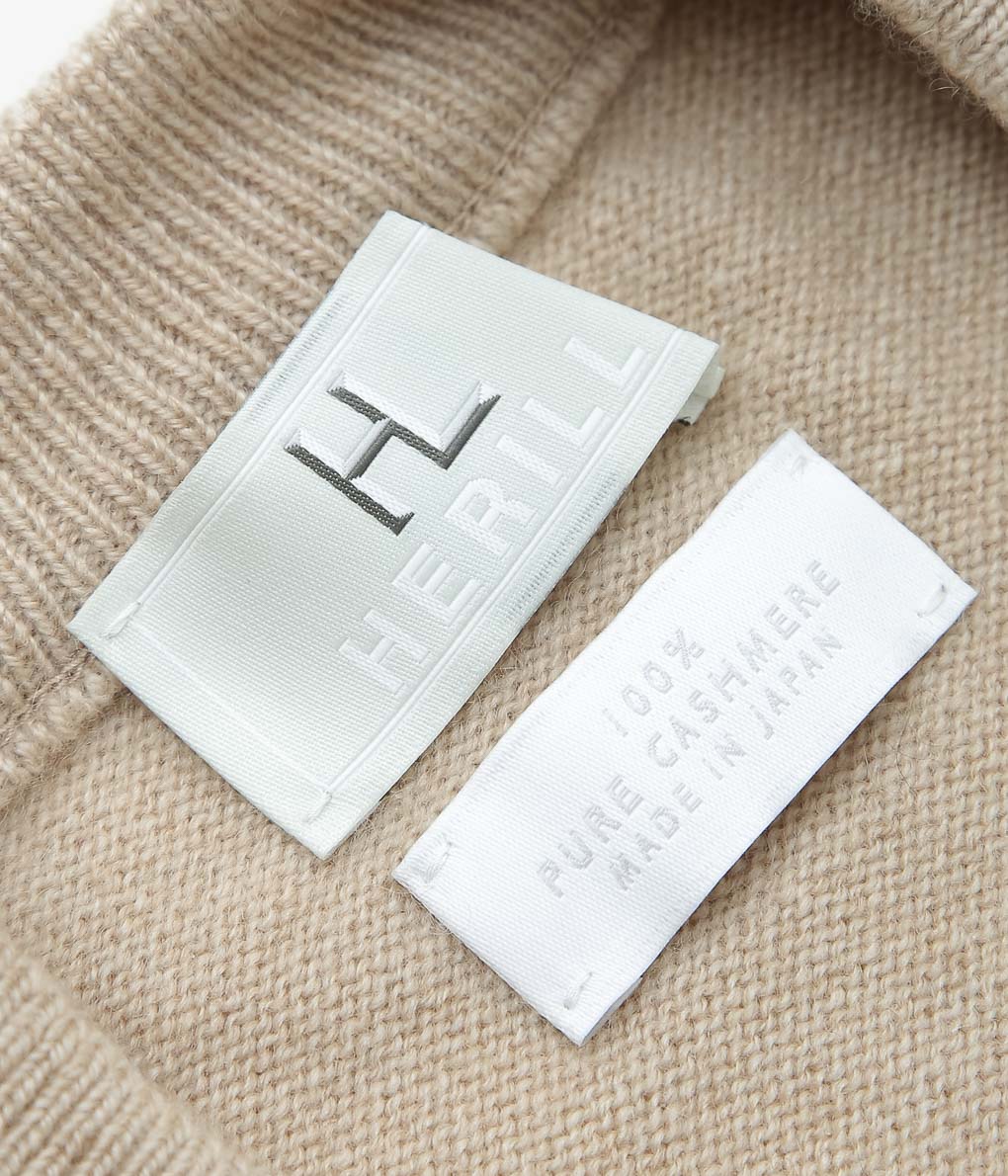 HERILL ''GOLDENCASH CARDIGAN'' (NATURAL)