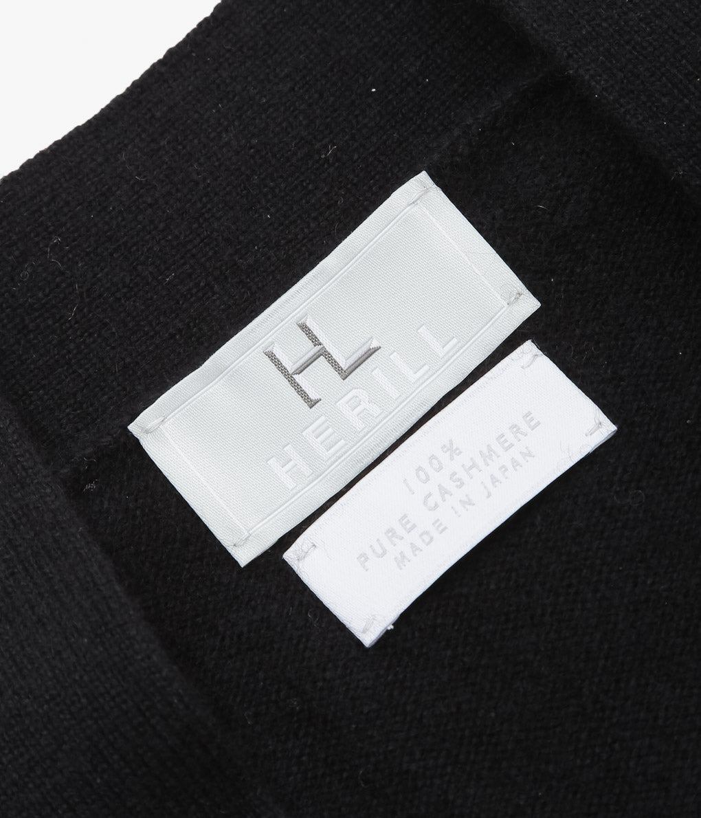 HERILL ''GOLDENCASH PULLOVER'' (BLACK)