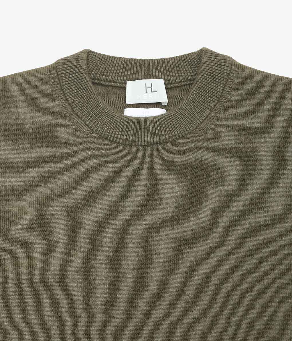 HERILL ''GOLDENCASH PULLOVER'' (KHAKI)