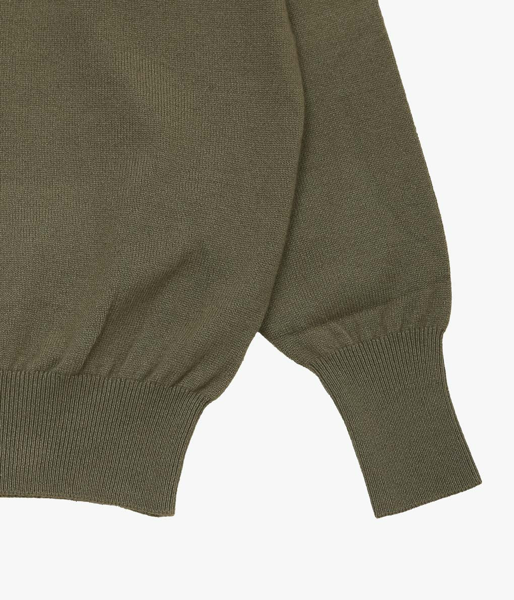 HERILL ''GOLDENCASH PULLOVER'' (KHAKI)