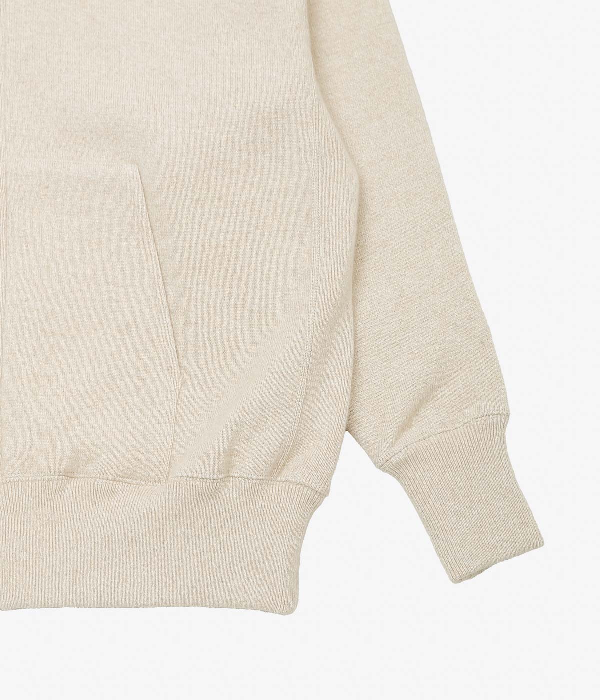 HERILL ''GCTWIST ZIP-UP HOODED'' (NATURAL)