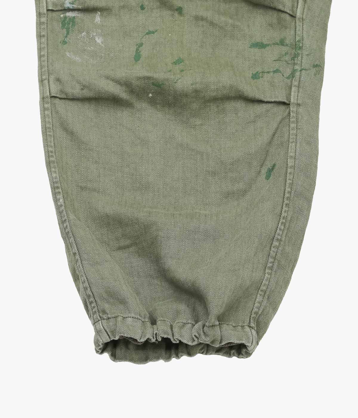 HERILL "HBT LINEN CARGOPANTS" (OLIVE DRAB)