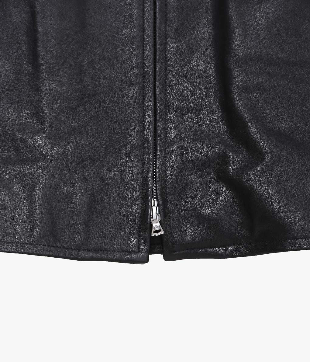 HERILL ''LAMBLEATHER JACKET'' (BLACK)
