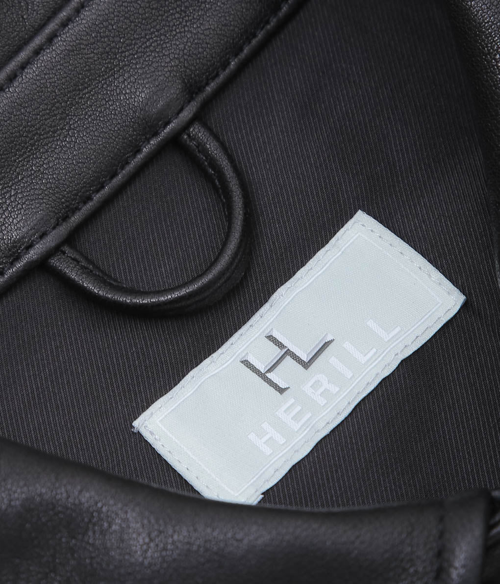 HERILL ''LAMBLEATHER JACKET'' (BLACK)