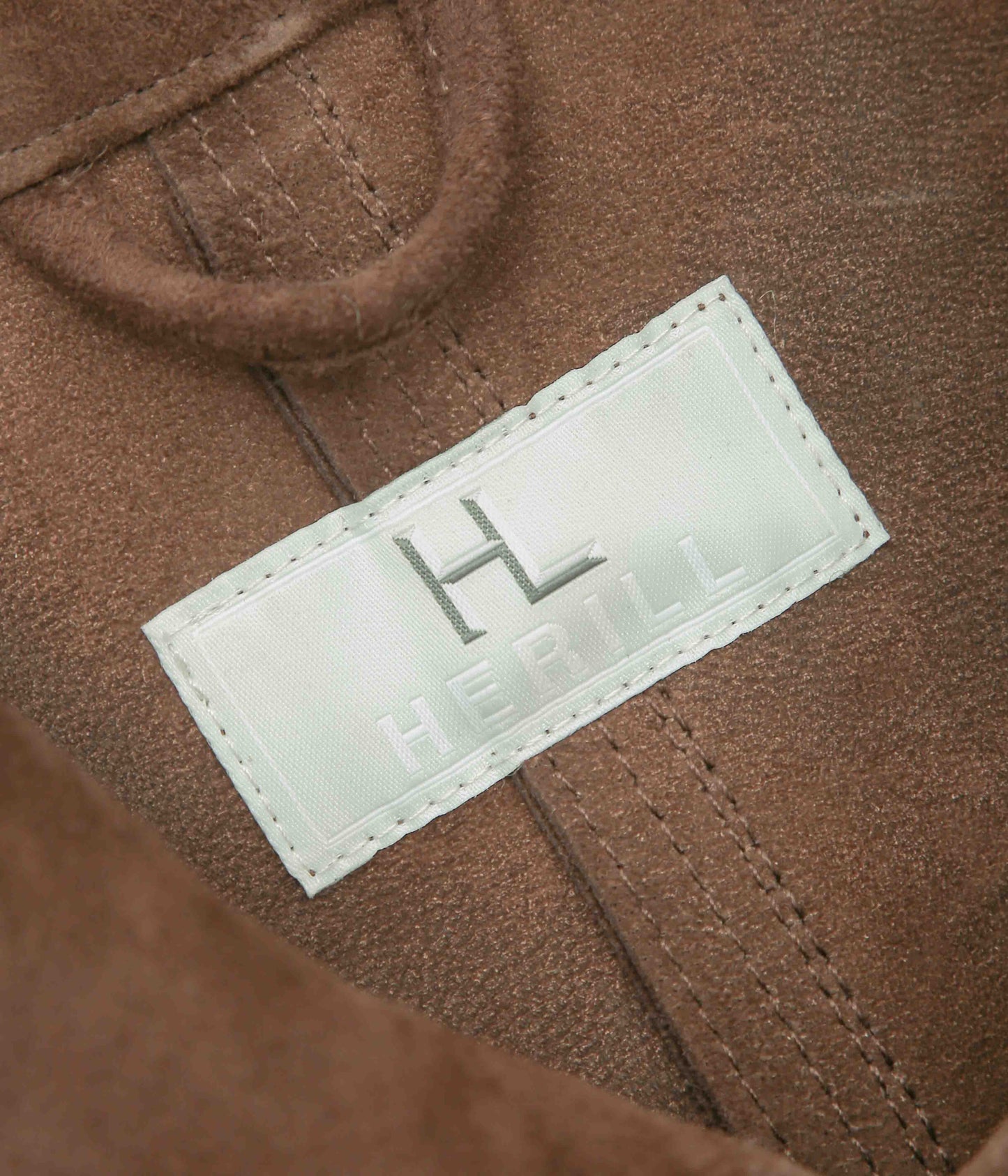 HERILL ''LAMBSUEDE RAILROAD CHORE JACKET'' (BROWN)