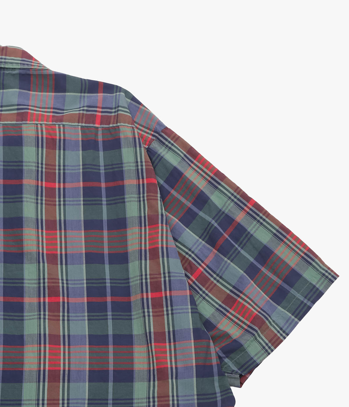 HERILL ''LAWNCHECK OPENCOLLAR SHIRTS'' (BLUE CHECK)