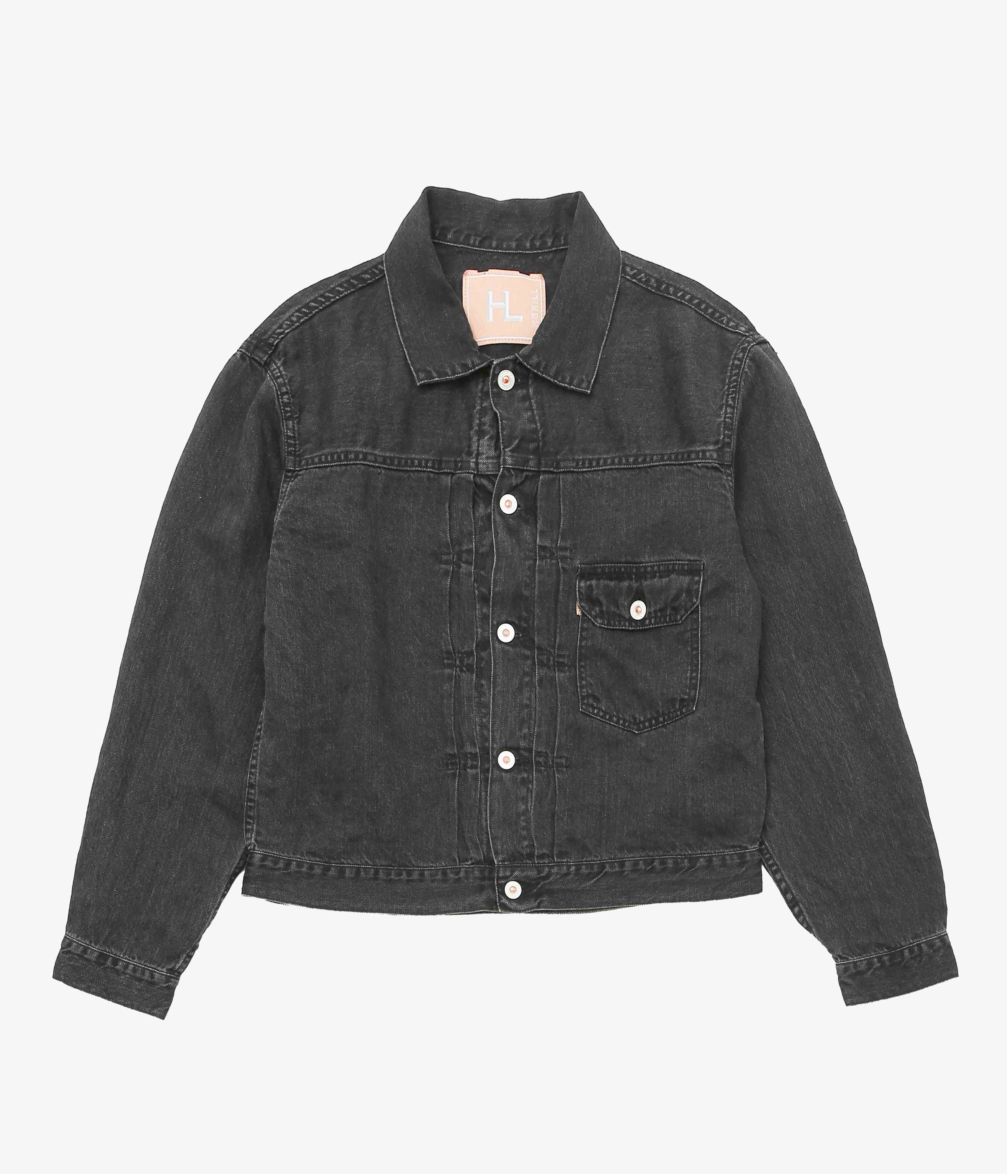 HERILL ''LINEN DENIM XX JACKET'' (BLACK VINTAGE WORN) – THE STORE