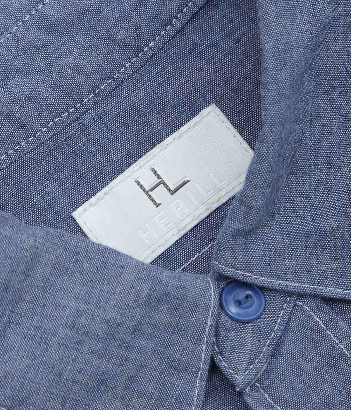 HERILL ''U.S.N CHAMBRAY SHIRT'' (INDIGO)