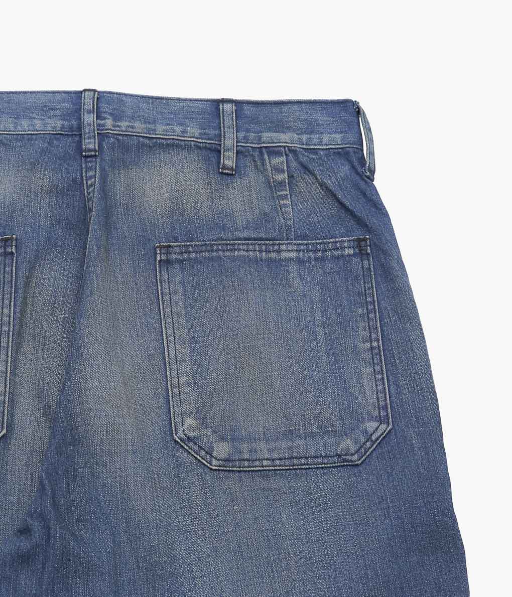 HERILL ''US NAVY DENIM TROUSERS'' (VINTAGE WORN)