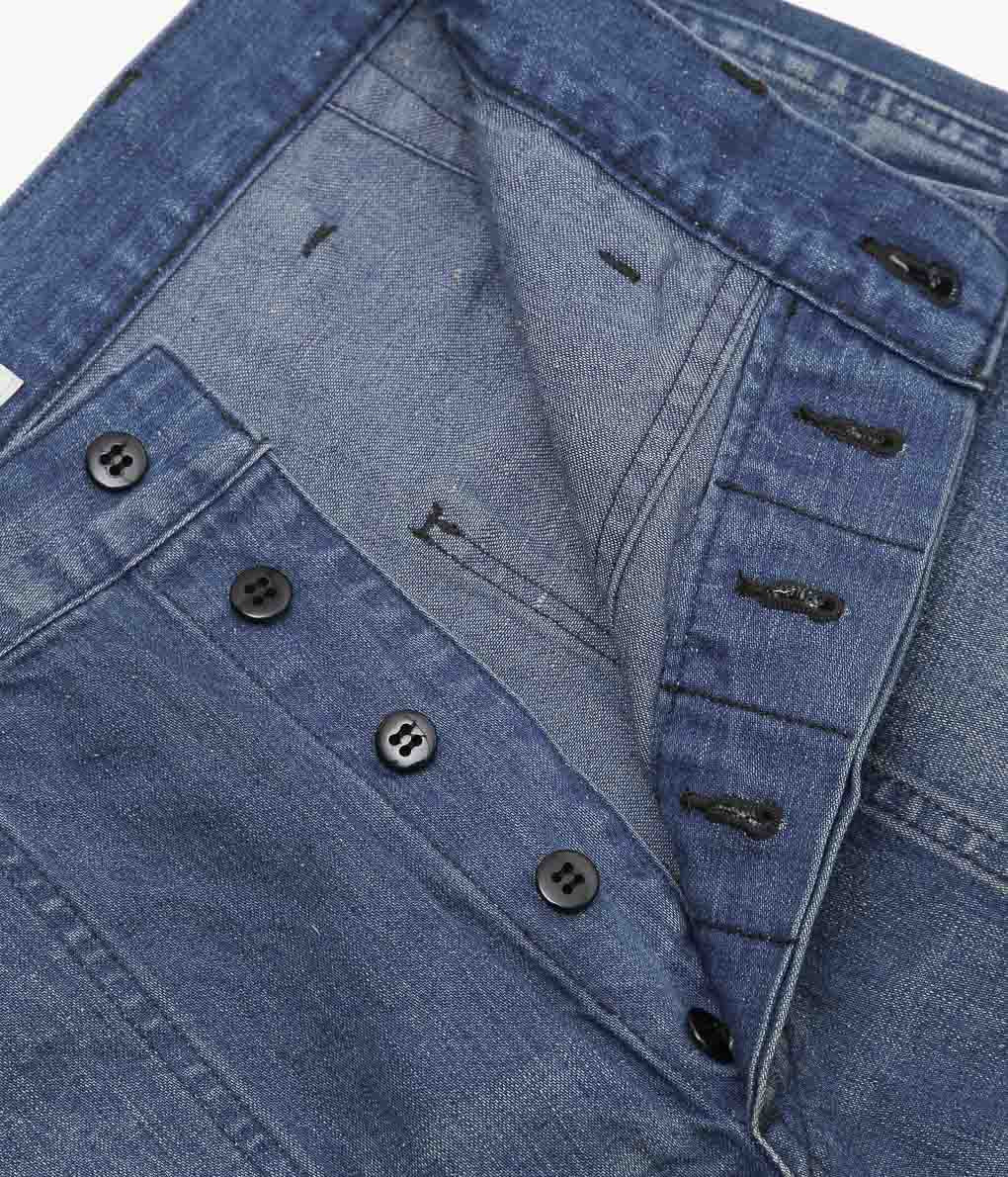 HERILL ''US NAVY DENIM TROUSERS'' (VINTAGE WORN)