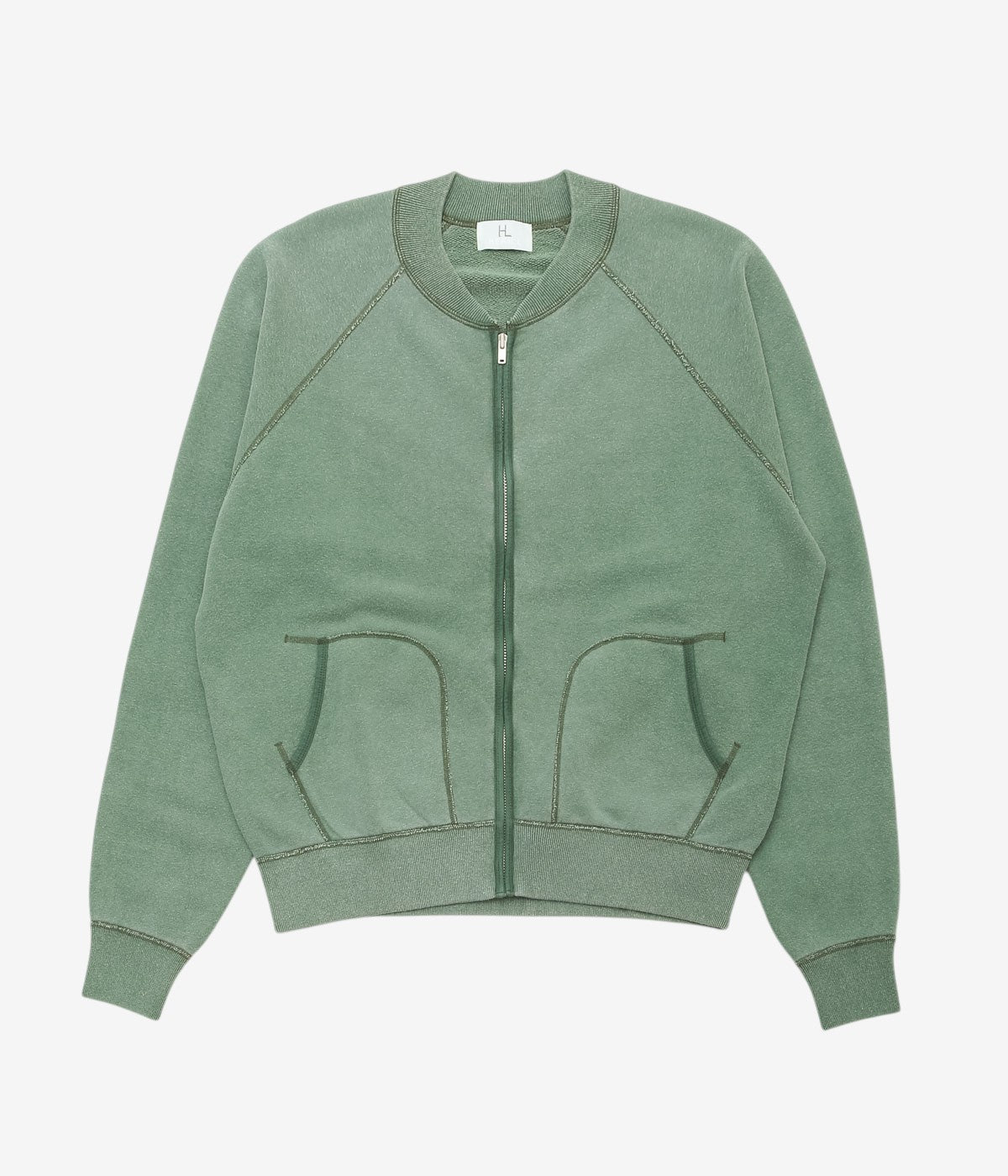 HERILL ''ZIP UP SWEAT SHIRT'' (GREEN) – THE STORE BY MAIDENS