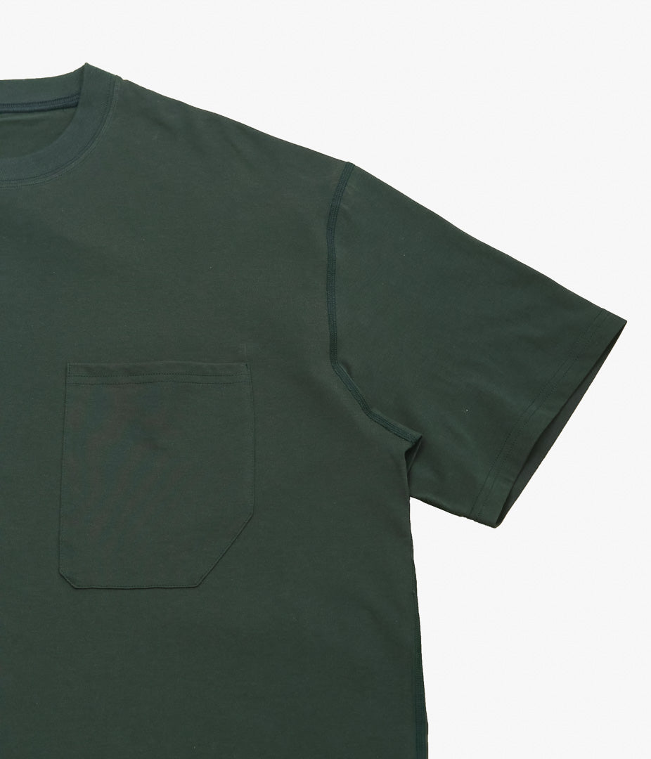 HOPPER'S BRUNCH ''POCKET T SHIRT'' (GREEN)