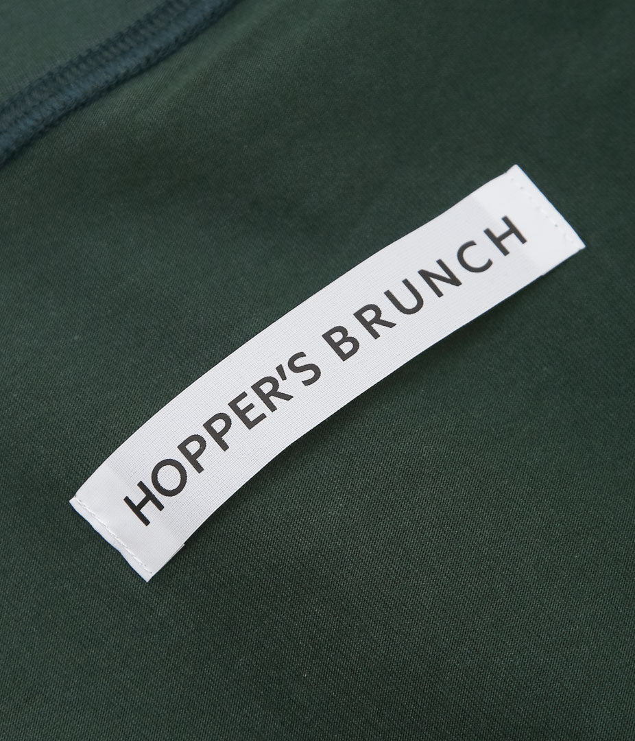 HOPPER'S BRUNCH ''POCKET T SHIRT'' (GREEN)