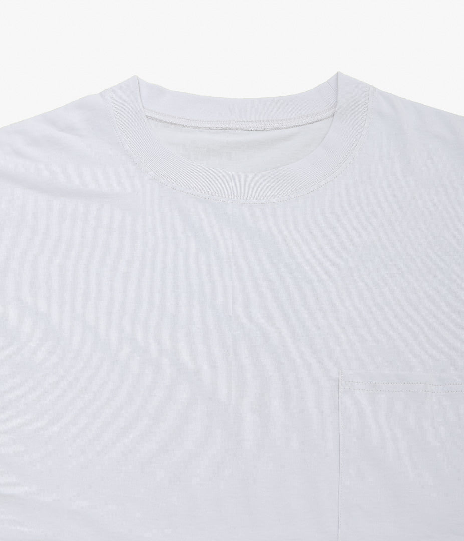 HOPPER'S BRUNCH ''POCKET T SHIRT'' (L.GREY)