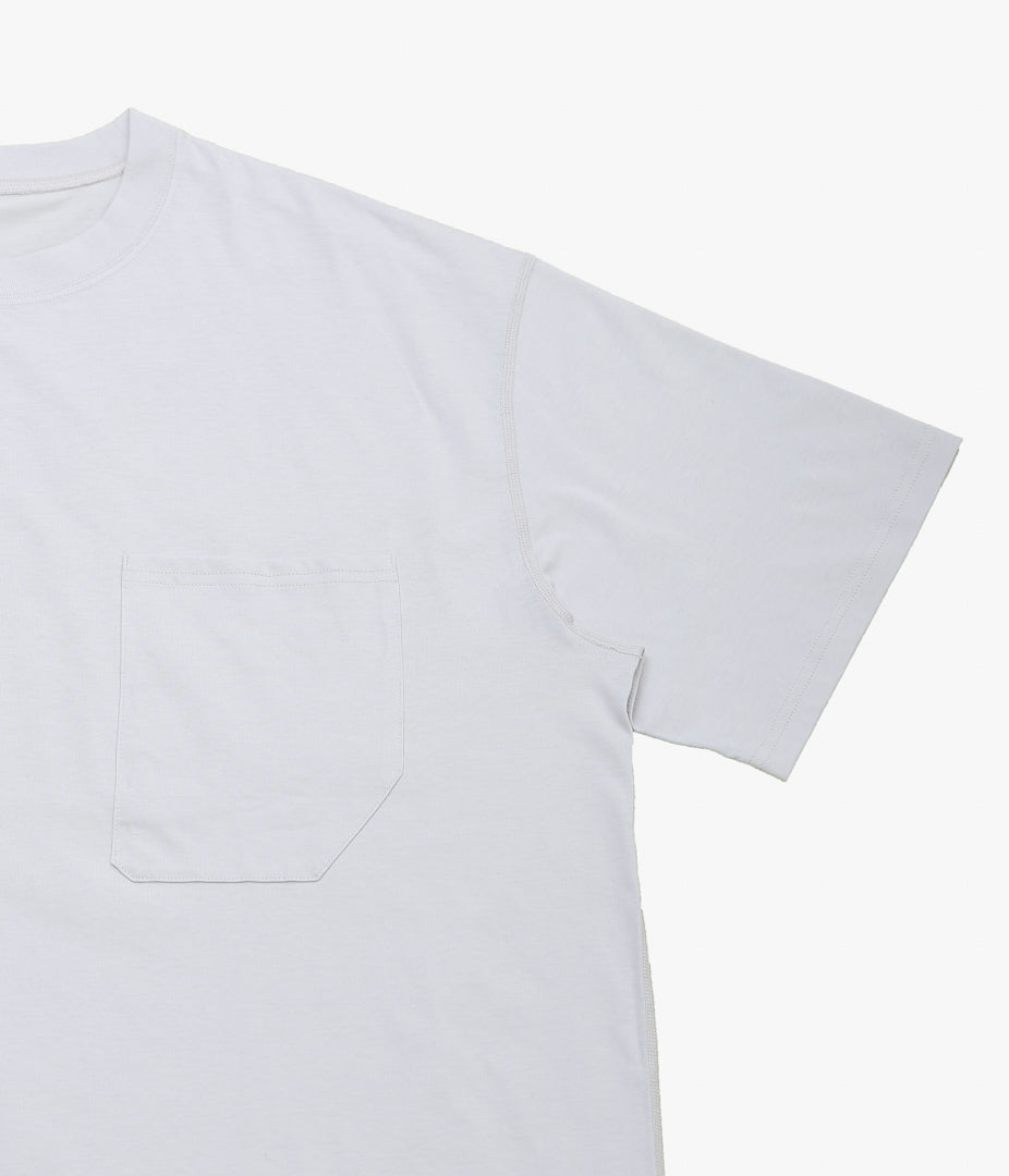 HOPPER'S BRUNCH ''POCKET T SHIRT'' (L.GREY)