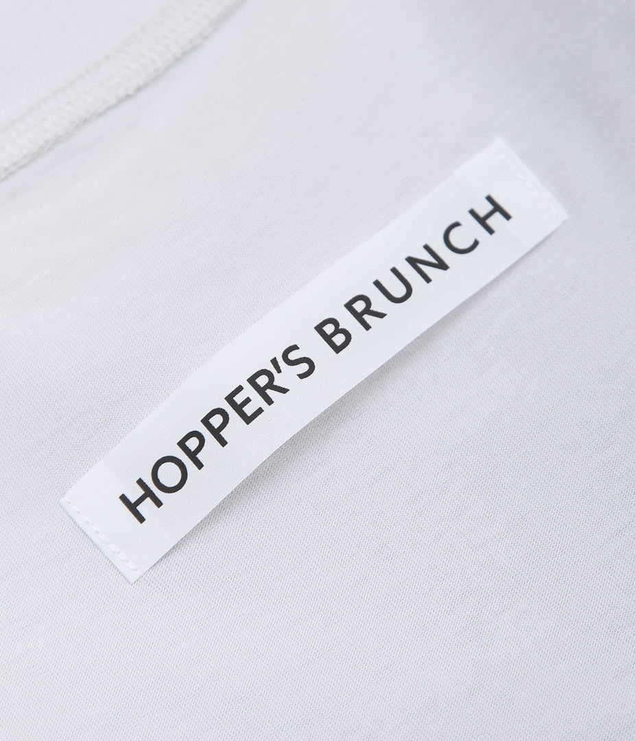 HOPPER'S BRUNCH ''POCKET T SHIRT'' (L.GREY)