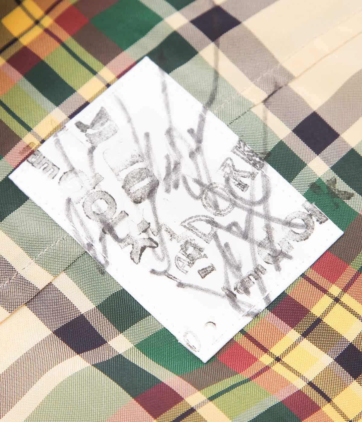 I AM DORK ''HIDDEN BUTTON SHIRTS|VISCOSE'' (GREEN MIX)