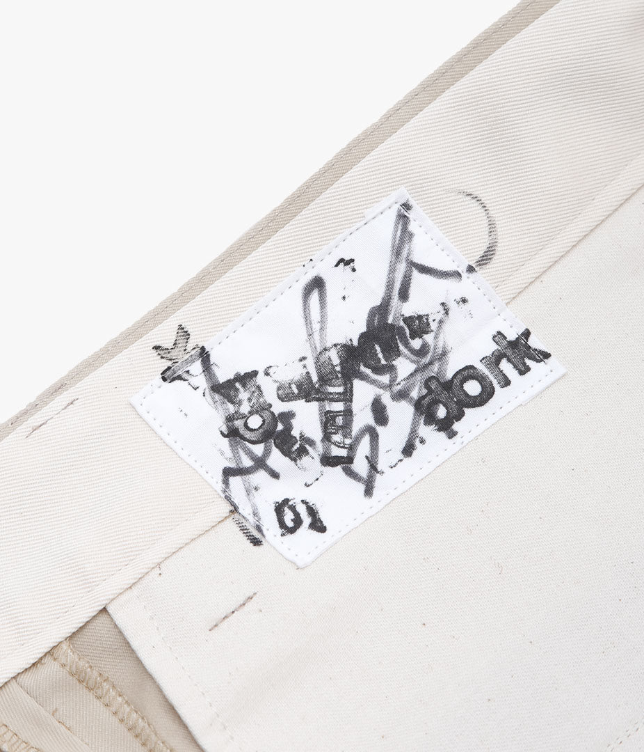 I AM DORK ''WORK PANTS'' (COLD DYED BEIGE)