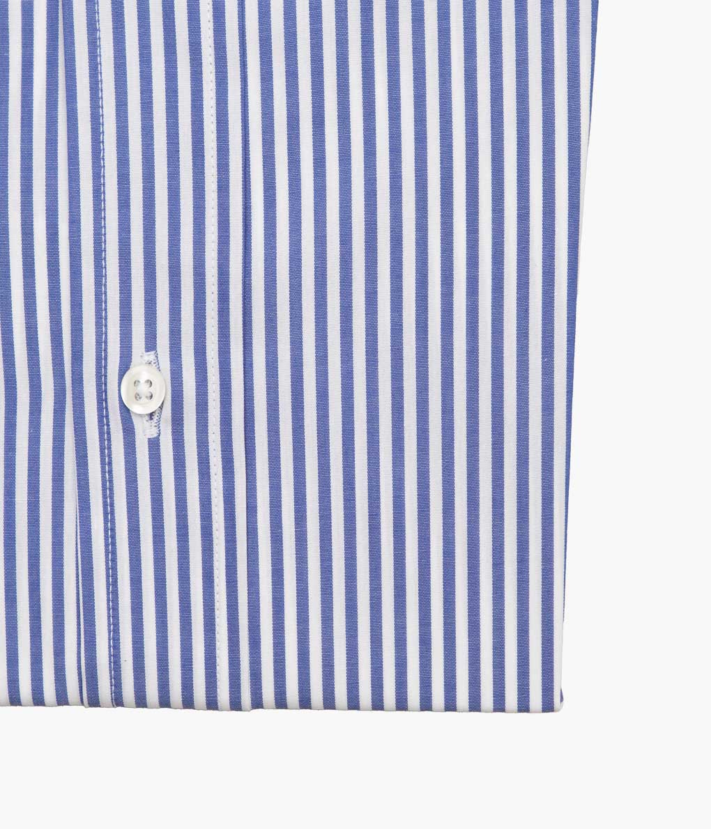 INDIVIDUALIZED SHIRTS ''BENGAL STRIPE (SLIM FIT BUTTON DOWN SHIRT)'' (BLUE)